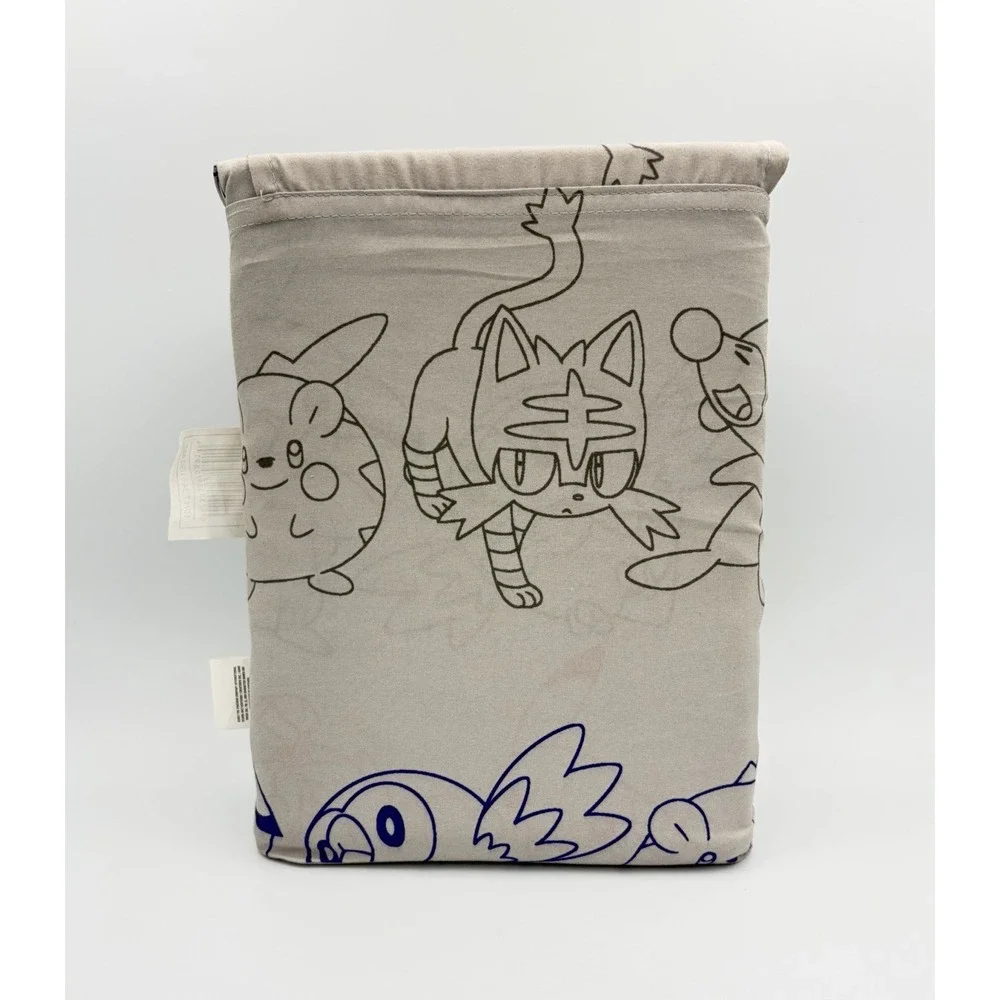 Brand New Pokemon Queen Sheet Set 2017 Sun Moon Alola Starters Bedding Bag